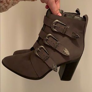 JustFab Heeled Booties